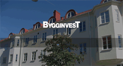 Desktop Screenshot of bygginvest.eu